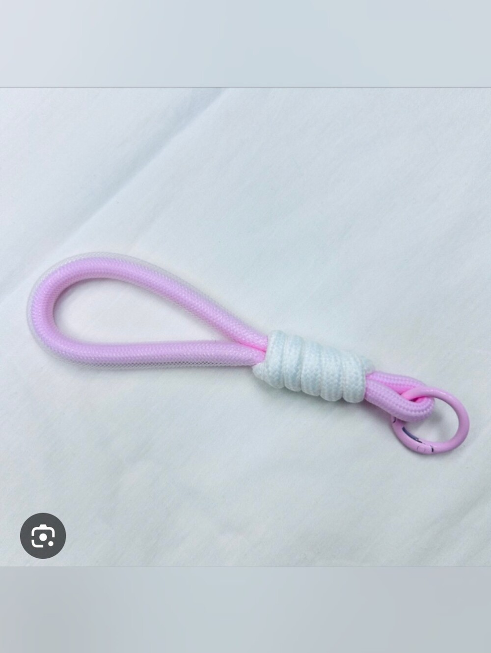Universal Purple Phone Rope Lanyard with White Wrap - With Clear Phone Card BNIB